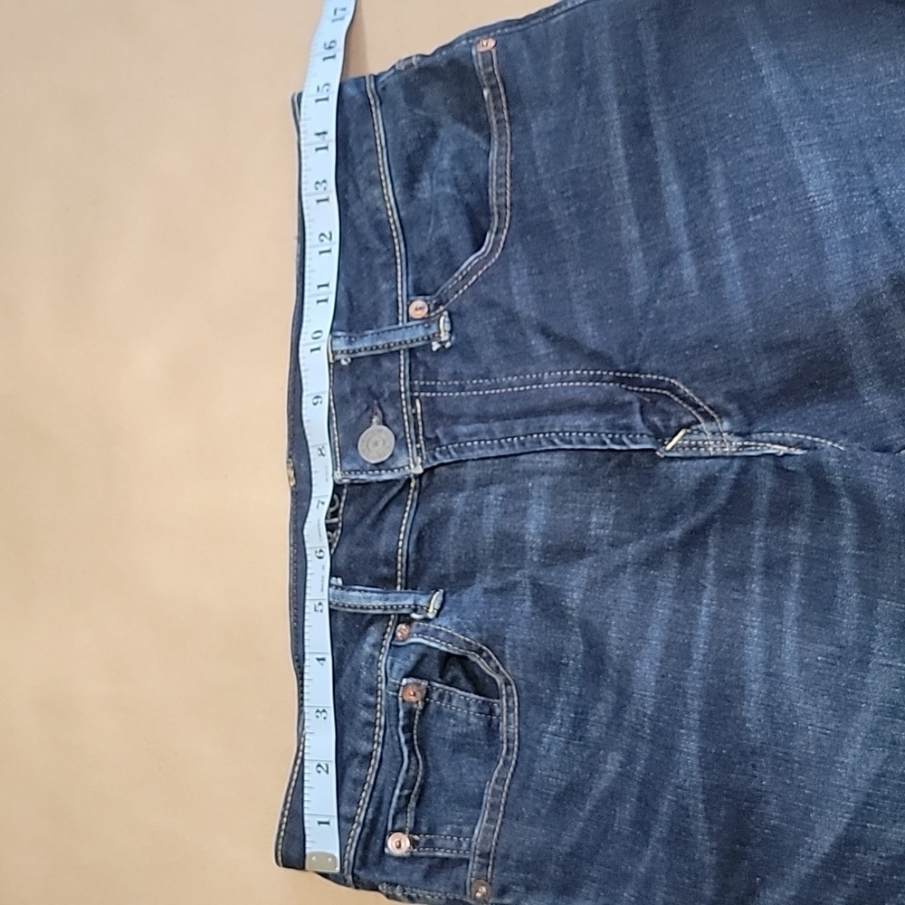 American Eagle Slim Straight Dark Wash, Size 32x32, Dark Wash, Excellent Cond. - Picture 2 of 13